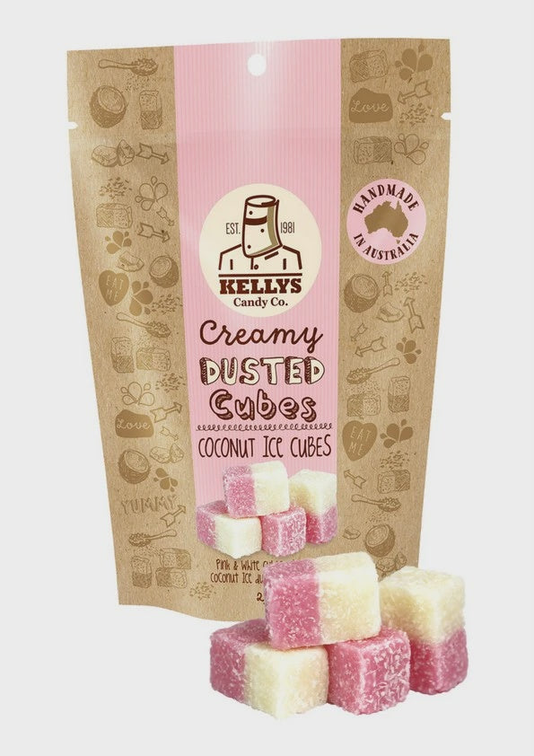 Kelly's Candy Coconut Ice Cubes - Pouch 220g