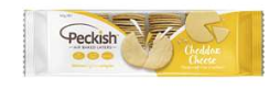 Peckish Thins Cheddar Cheese Crackers 100g