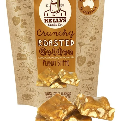 Kelly's Candy Peanut Brittle - Pouch 200g