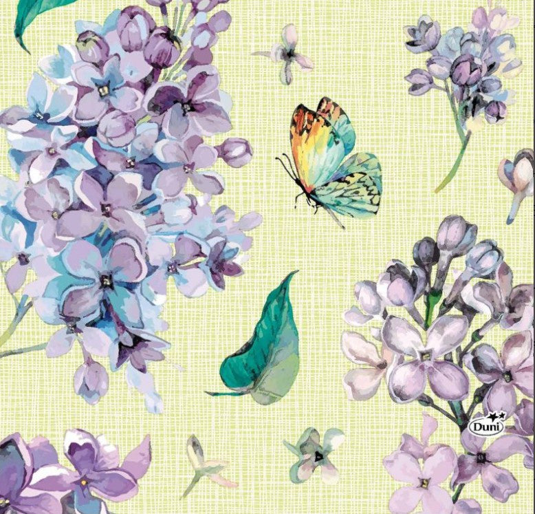 Duni Butterfly Lunch Napkins 20pk