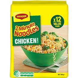 Maggi Chicken 2 Minute Noodles 12pk