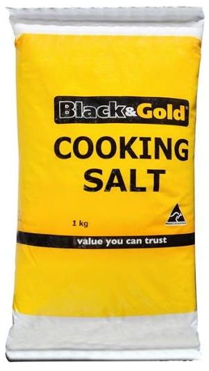 Black and Gold Cooking Salt 1kg