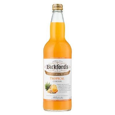 Bickfords Tropical Cordial 750ml