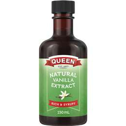 Queens Natural Vanilla Extract 150ml