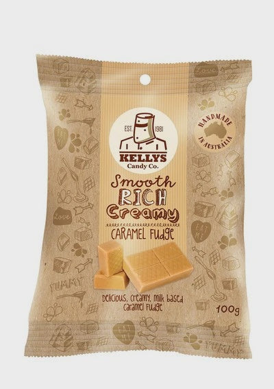 Kelly's Candy Caramel Fudge - Snack Pack 100g