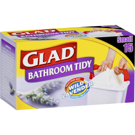 Glad Lavender Tidy Bags Small 15pk