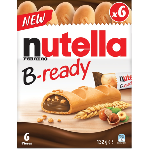 Nutella B-ready Biscuit Multipack 6 Pack