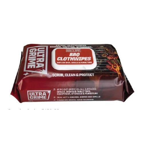 UltraGrime LIFE BBQXXL+ Clothwipes 60 pk