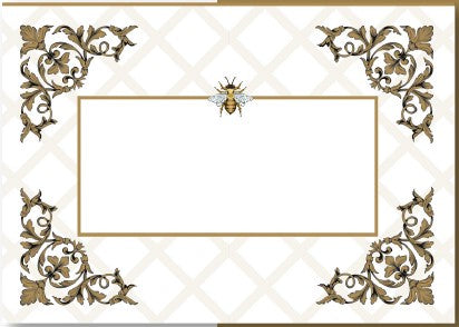 Manor Road Paper Place Cards Ornamental Bee 45pk