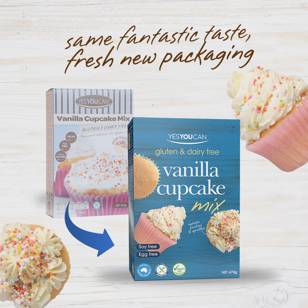 YesYouCan Vanilla Cupcake Mix G/F 470g